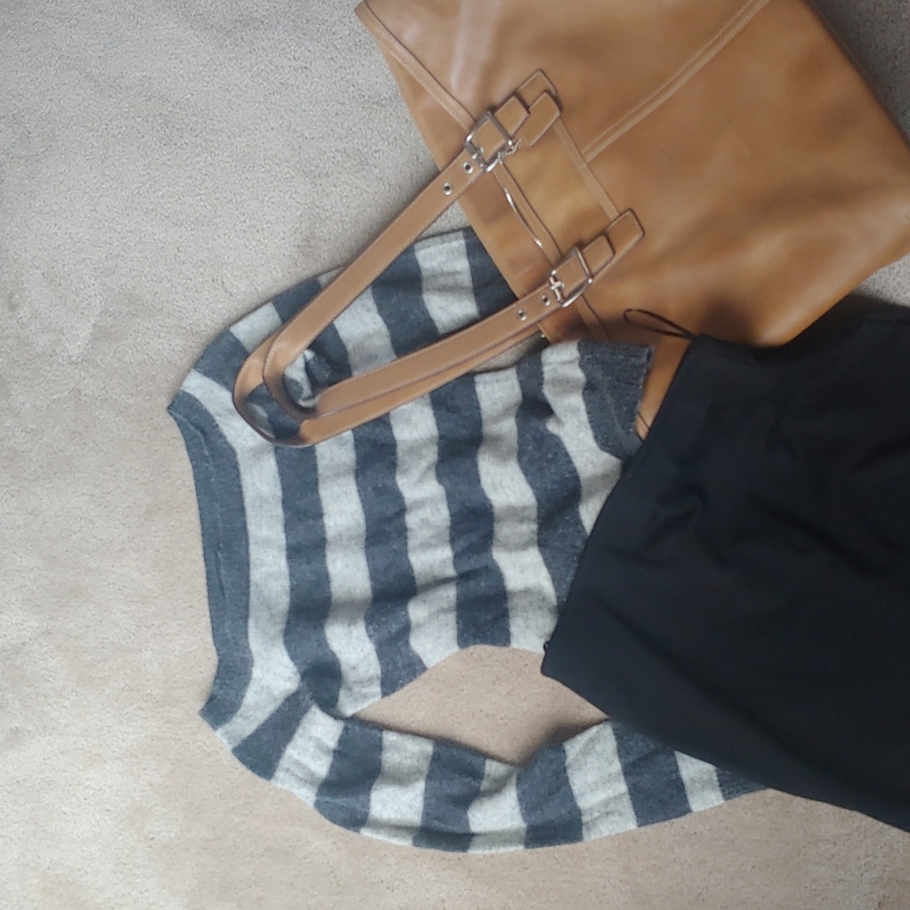 BCBG Max Azria wool striped sweater